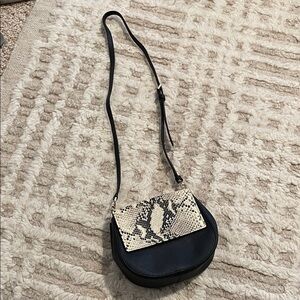Kate Spade Black and Snake Pattern Crossbody Bag